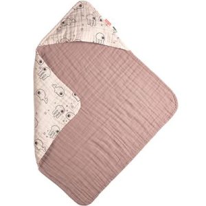 achetez Cape de bain Sea Friends rose (70 x 70 cm) Done by Deer au meilleur prix en promo