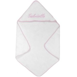 achetez Cape de bain biais rose personnalisable (80 x 80 cm) ANVIE au meilleur prix en promo