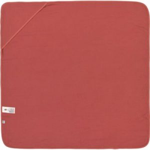 achetez Cape de bain en mousseline de coton bois de rose (90 x 90 cm) Lässig au meilleur prix en promo