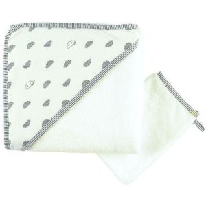 achetez Cape de bain et gant Timeless (75 x 75 cm) Noukie's au meilleur prix en promo