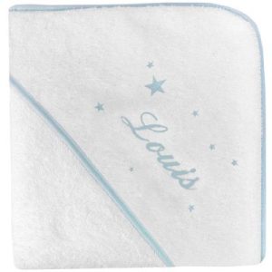 achetez Cape de bain étoile bleu personnalisable (80 x 80 cm) ANVIE au meilleur prix en promo