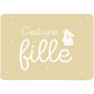 achetez Carte annonce C'est une fille Zü au meilleur prix en promo
