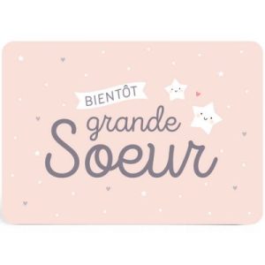 achetez Carte bientôt Grande soeur Zü au meilleur prix en promo