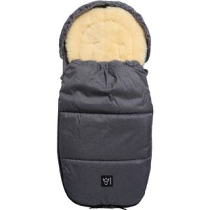 achetez Chancelière universelle pour poussette Lukky Look avec peau d'agneau anthracite Kaiser au meilleur prix en promo