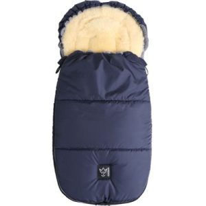 achetez Chancelière universelle pour poussette Lukky Look avec peau d'agneau navy Kaiser au meilleur prix en promo