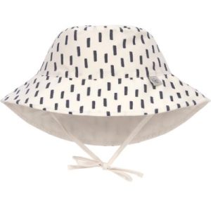 achetez Chapeau anti-UV réversible Petits traits écru/gris (19-36 mois