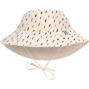 achetez Chapeau anti-UV réversible Petits traits écru/multicolore (3-6 mois