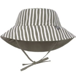 achetez Chapeau anti-UV réversible rayé olive (3-6 mois) Lässig au meilleur prix en promo