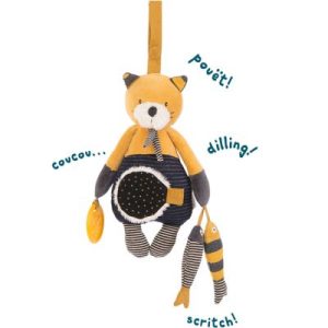 achetez Chat d'activités à suspendre Lulu Les Moustaches Moulin Roty au meilleur prix en promo