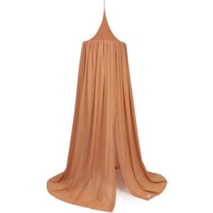 achetez Ciel de lit Vera broderie Sienna Brown (250 cm) Nobodinoz au meilleur prix en promo