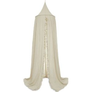 achetez Ciel de lit vintage ruffle Nougat (245 cm) Jollein au meilleur prix en promo