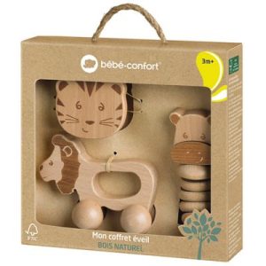 achetez Coffret cadeau jouets d'éveil en bois Bébé Confort au meilleur prix en promo