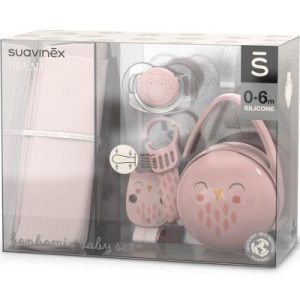 achetez Coffret cadeau naissance Bonhomia rose (4 pièces) Suavinex au meilleur prix en promo