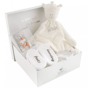 achetez Coffret cadeau naissance doudou tête couronnée (4 pièces) BAMBAM au meilleur prix en promo