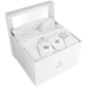 achetez Coffret cadeau naissance peignoir et pantoufles (2 pièces) BAMBAM au meilleur prix en promo