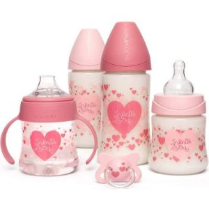 achetez Coffret de naissance My Essentials coeur rose Suavinex au meilleur prix en promo