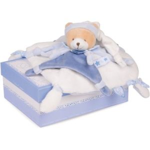 achetez Coffret doudou Petit chou bleu clair (27 cm) Doudou et Compagnie au meilleur prix en promo