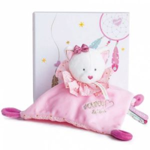 achetez Coffret doudou plat Chat Attrape-rêves Doudou et Compagnie au meilleur prix en promo