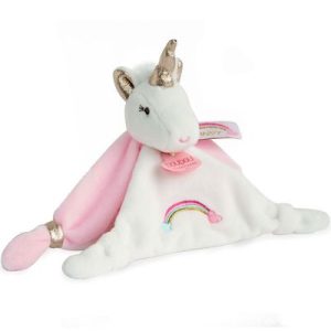 achetez Coffret doudou plat Ma jolie licorne (20 cm) Doudou et Compagnie au meilleur prix en promo