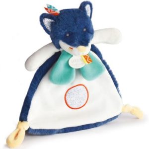 achetez Coffret doudou plat Tiwipi loup (23 cm) Doudou et Compagnie au meilleur prix en promo