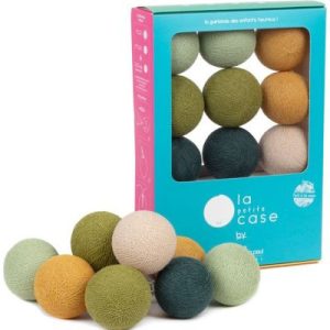 achetez Coffret guirlande veilleuse 9 boules USB Tim La case de cousin paul au meilleur prix en promo