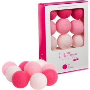 achetez Coffret guirlande veilleuse 9 boules à piles Louise La case de cousin paul au meilleur prix en promo