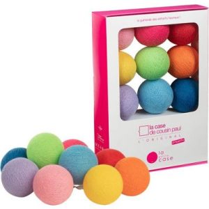 achetez Coffret guirlande veilleuse 9 boules à piles Oscar La case de cousin paul au meilleur prix en promo