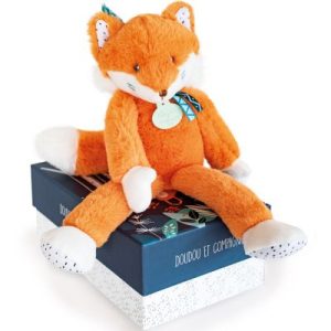 achetez Coffret peluche Tiwipi renard (30 cm) Doudou et Compagnie au meilleur prix en promo