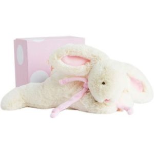 achetez Coffret peluche lapin bonbon rose (30 cm) Doudou et Compagnie au meilleur prix en promo