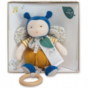 achetez Coffret peluche musicale Pollen l'abeille bio Doudou et Compagnie au meilleur prix en promo