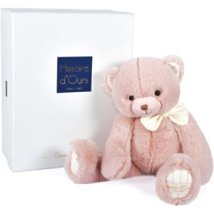achetez Coffret peluche ours rose Preppy Chics (30 cm) Histoire d'Ours au meilleur prix en promo