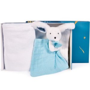 achetez Coffret plaid et doudou Lapin Happy Pop Doudou et Compagnie au meilleur prix en promo