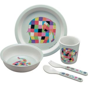 achetez Coffret repas Elmer (5 pièces) Petit Jour Paris au meilleur prix en promo