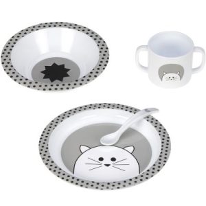 achetez Coffret repas Little Chums chat (4 pièces) Lässig au meilleur prix en promo