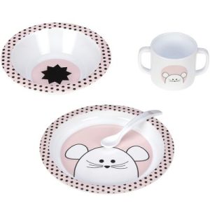 achetez Coffret repas Little Chums souris (4 pièces) Lässig au meilleur prix en promo