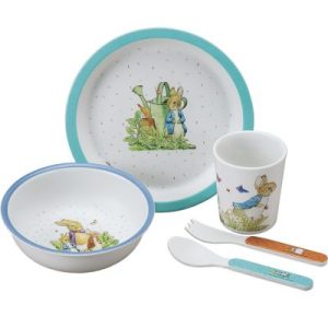achetez Coffret repas Pierre Lapin (5 pièces) Petit Jour Paris au meilleur prix en promo
