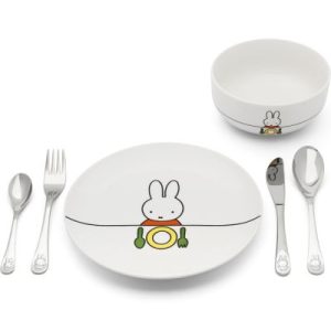achetez Coffret repas en porcelaine Lapin Miffy (6 pièces) Zilverstad au meilleur prix en promo
