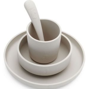 achetez Coffret repas en silicone Nougat (4 pièces) Jollein au meilleur prix en promo