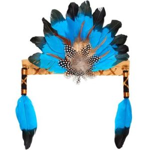 achetez Coiffe indienne Leyati bleue Souza For Kids au meilleur prix en promo