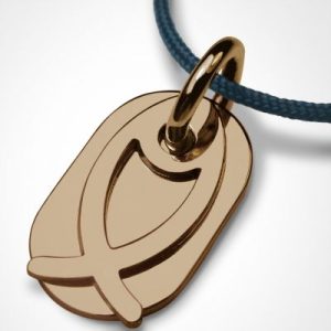 achetez Collier cordon Ichthys (or jaune 750°) Mikado au meilleur prix en promo