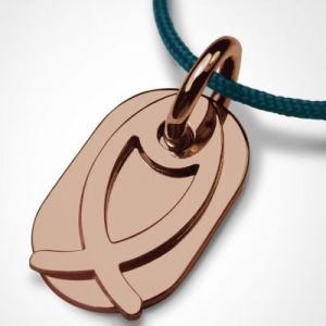 achetez Collier cordon Ichthys (or rose 750°) Mikado au meilleur prix en promo
