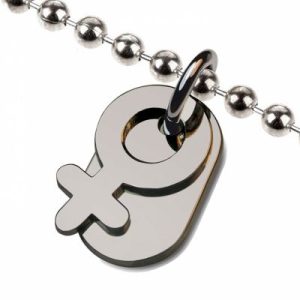 achetez Collier sur chaîne boule symbole fille (argent 925°) Mikado au meilleur prix en promo