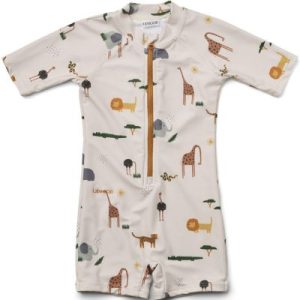 achetez Combinaison maillot de bain Max Safari sandy mix (18-24 mois) Liewood au meilleur prix en promo