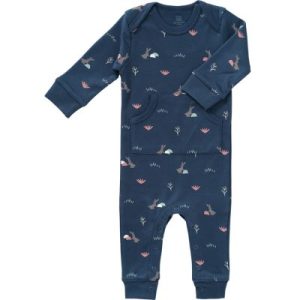 achetez Combinaison pyjama en coton bio Rabbit mood indigo (naissance : 50 cm) Fresk au meilleur prix en promo