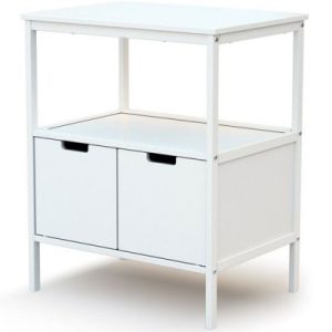 achetez Commode à langer en bois de hêtre Essentiel blanc AT4 au meilleur prix en promo