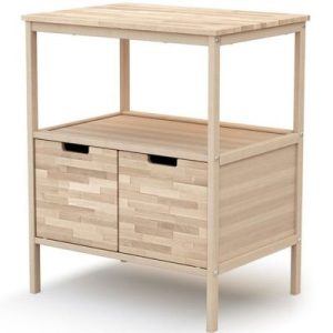 achetez Commode àlanger en bois de hêtre brut Essentiel AT4 au meilleur prix en promo