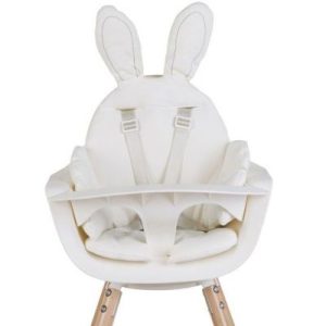 achetez Coussin de chaise haute Lapin blanc Childhome au meilleur prix en promo