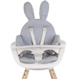 achetez Coussin de chaise haute Lapin gris Childhome au meilleur prix en promo