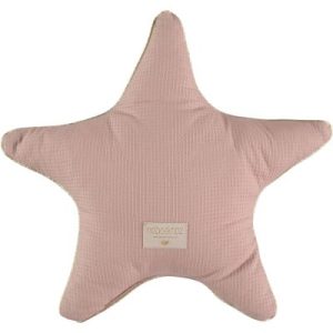 achetez Coussin étoile Aristote Nid d'abeille Misty pink (40 cm) Nobodinoz au meilleur prix en promo