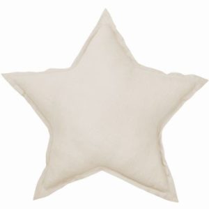 achetez Coussin étoile écru Pure nature (45 cm) Cotton&Sweets au meilleur prix en promo